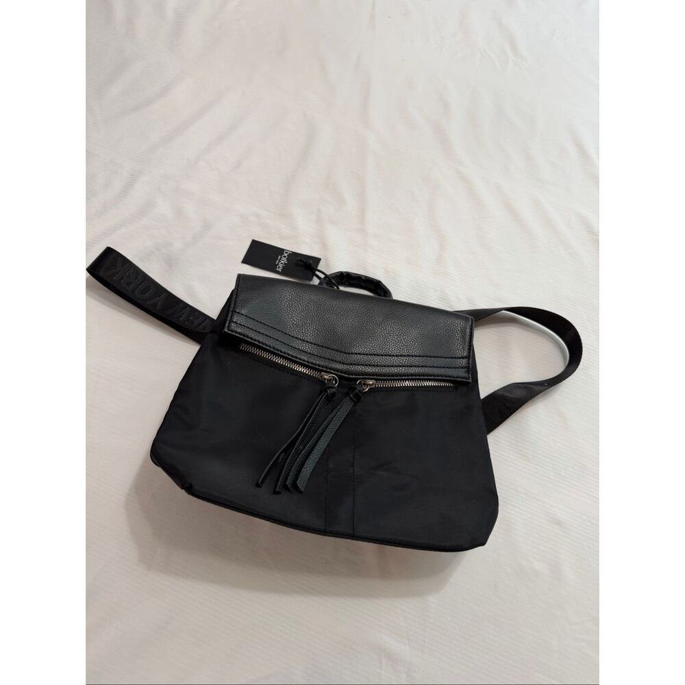 $398 Botkier Classic Backpack Purse Black Trigger Mini Backpack Concert Bag